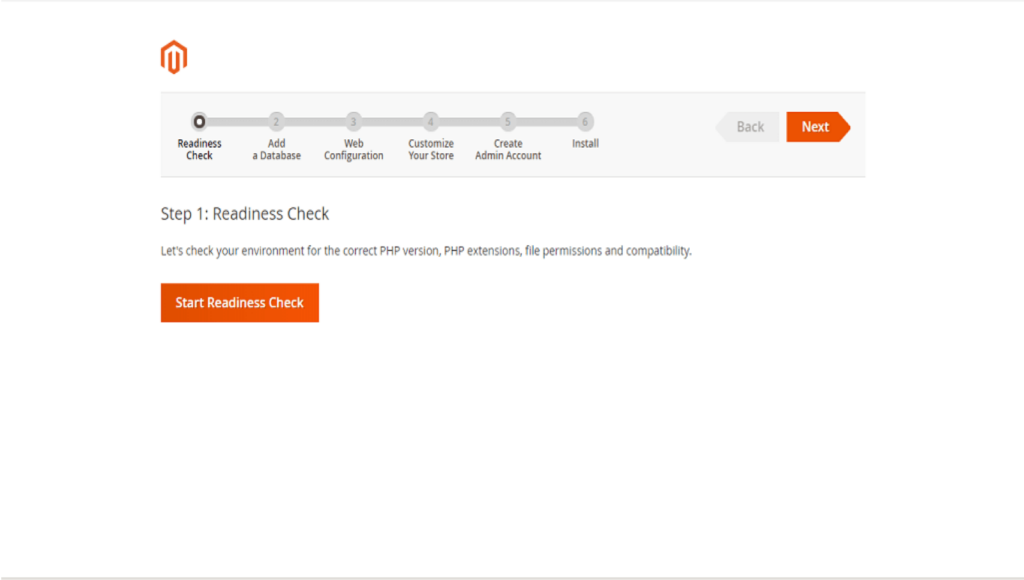 Magentoセットアップウィザード2